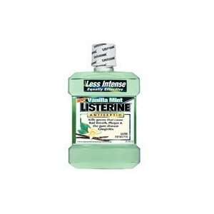  Listerine Antiseptic Mouthwash, Vanilla Mint 1.0 Liter   6 