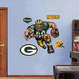Pumped Packer Green Bay Packers Fathead Wall Graphic  