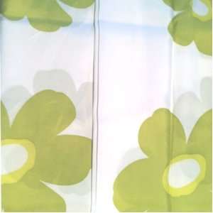  Interdesign Poppy Long Shower Curtain, Green, 72 Inches X 