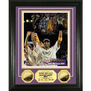 Los Angeles Lakers 2010 Nba Finals Mvp 24Kt Gold Coin Photo Mint 