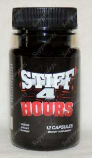 Stiff4Hours Mens Stiff & Hard 4 Hours Enhancement 12 ct  