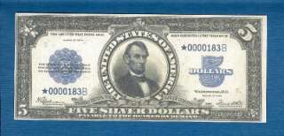 COPY of US CURRENCY 1923★ LARGE $5 Silver O Paper Money  