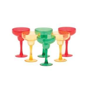 Margarita Shot Glasses (asstd red, gold, green) Party Accessory (1 
