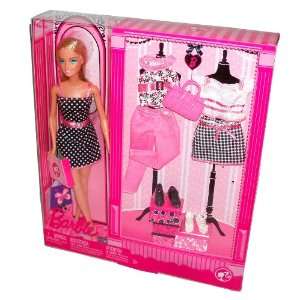 Mattel Year 2008 Barbie Pink Series 12 Inch Doll Set   Barbie Doll 