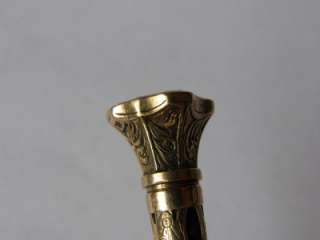 Antique 19th Century Victorian 18k solid Gold&enamel retractible 