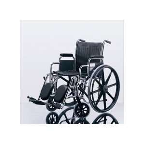  Medline Excel 2000 Wheelchair, 300 Lb Weight Capacity, 18 