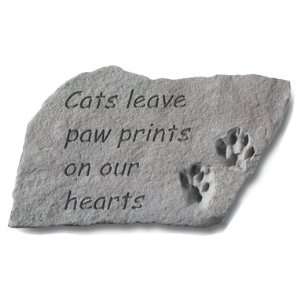  Garden Stone Pet Memorial Cats Leave Paw Prints Pet 