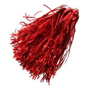  NCAA Red Metallic Rooter Pom