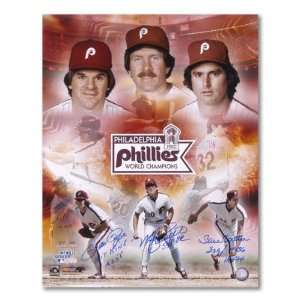  Pete Rose, Mike Schmidt and Steve Carlton Philadelphia Phillies 