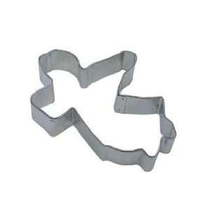 Flying Angel cookie cutter constructed of tinplate steel. Hand 