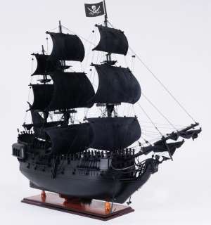 Black Pearl Pirate Ship 35 Wood Scale Model Tall Ship  