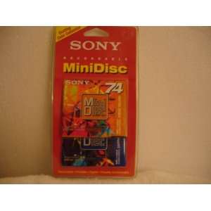  sony minidisc Pack of 2 X MiniDisc Electronics