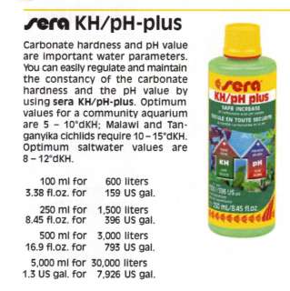 sera kH / pH Plus 500 ml AQUARIUM  