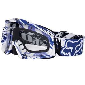   Shard Youth MX Motorcycle Goggles Eyewear   Color Blue/White/Clear