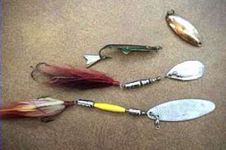 15 Old Used Fishing Spinners A 11  