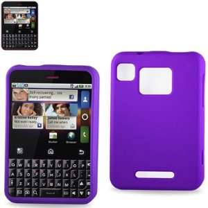   Cell Phone Case for Motorola Charm MB502 T Mobile   PURPLE Cell