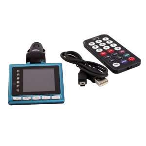   LCD Car Mp4 Player with Fm Modulator Blue  Players & Accessories