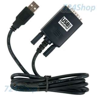 USB 2.0 TO 9 Pin DB9 Male RS232 COM PORT SERIAL CONVERT ADAPTER PC/Mac 