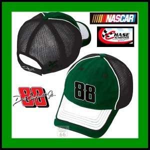  DALE EARNHARDT JR 88 NASCAR RACING TRUCKERS HAT CAP NEW 