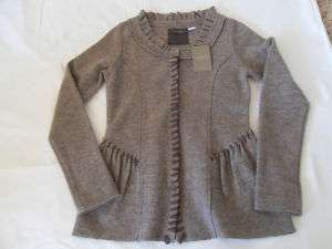   Guinevere cardigan Anthropologie L Gray Shes a Classic Coffee Sweater
