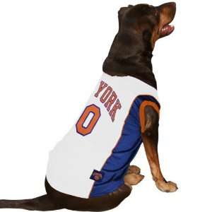  New York Knicks #00 White Pet Jersey