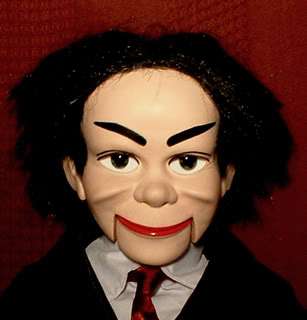   Doll EYES FOLLOW YOU Ventriloquist Dummy creepy prop puppet  