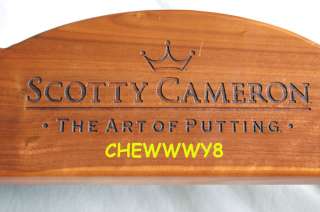 Rare Authentic Scotty Cameron Putter Display Rack 7  