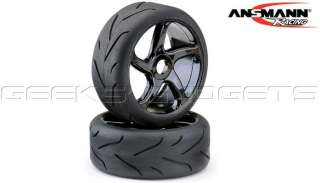 Ansmann Racing RC Cars 1/8 Buggy Tyre and Wheel Set Street 214000029 