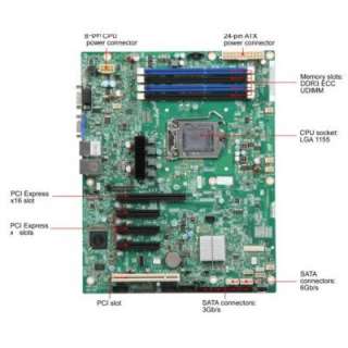   Motherboard S1200BTL Xeon DDR3 PCI Express SATA RAID ATX Retail  