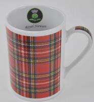   Watch & Royal Stewart Red Tartan Coffee Mugs Set 2 Scotland Min  