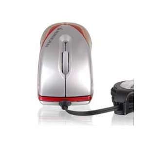  USB Optical Mini MSE Mouse w/ Retractable Cable
