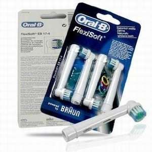  ORAL B FLEXISOFT REPLACEMENT HEADS EB 17