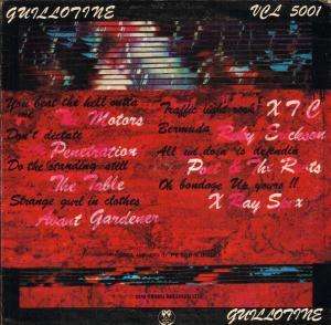 GUILLOTINE COMPILATION various LP 8 track & inner but sleeve has 