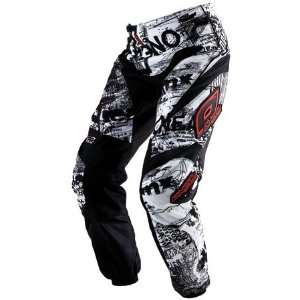  ONeal Toxic Motocross Pants Black/White 36 0192 436 Automotive