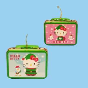   Hello Kitty Elf Miniature Lunch Box Ornaments 3.25