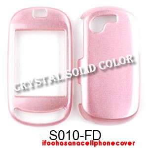 Cell Phone Case Cover For Samsung Gravity T T669 Crystal Solid Pink 