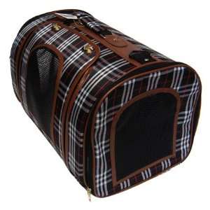  Small Plaid Pet Carrier