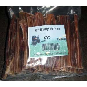   Bully Sticks Odor Free Light Made in USA Pack of 50