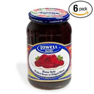 Lowell Foods Home Style Pickled Beets in Ridged Slices, 31.4000 Ounce 