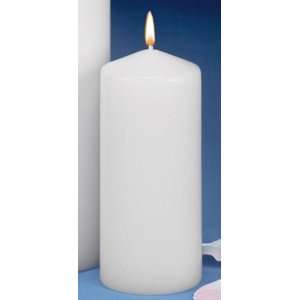  7 White or Ivory Pillar Candle