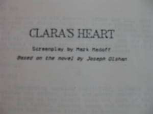 CLARAS HEART SCREENPLAY SCRIPT  