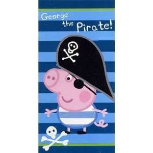   Peppa Pig Pirate cotton beach towel/bath sheet