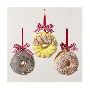  Plastic Donut 2 Christmas Tree Ornament   Assorted Colors 