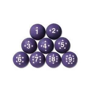    Voit Numbered Playground Balls  Set of 9