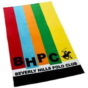    Beverly Hills Polo Club Striped Beach Towel