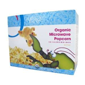 Organic Microwave Popcorn 8 Packs   Butter  Grocery 