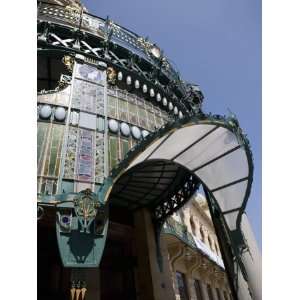  Art Nouveau Stained Glass in Entrance Porch of Municipal 