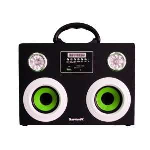   Quantum Fx Portable Media Speaker   Green  Players & Accessories