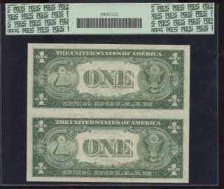 An unrivaled early silver certificate uncut multiple in fabulous 