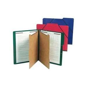  Folio, Letter, 2 Partitions, 10/BX, Executive Red   Sold as 1 